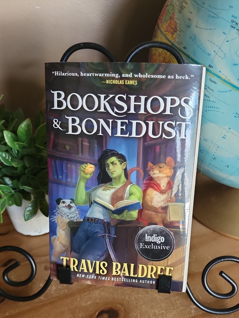 Bookshops & Bonedust by Travis Baldree - Fantasy Paperback Indigo Exclusive